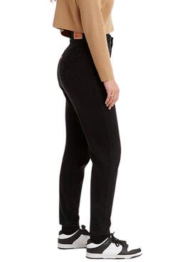 Pantalón vaquero Levis Mom Fit negro para mujer