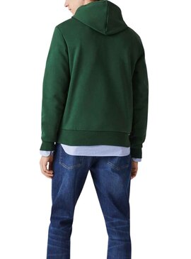 Sudadera Lacoste Basic Hood Verde para Hombre