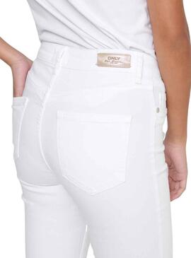 ONLBLUSH MID SK ANK RAW REA0730 White