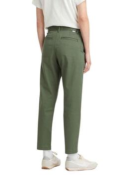 Pantalon Levis Chino Verde para Mujer