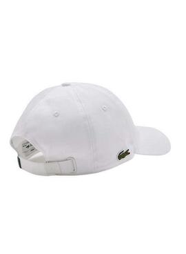 Gorra Lacoste Unisex Algodón Ecológico Blanco
