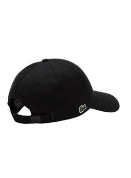 Gorra Lacoste Unisex Algodón Ecológico Negro
