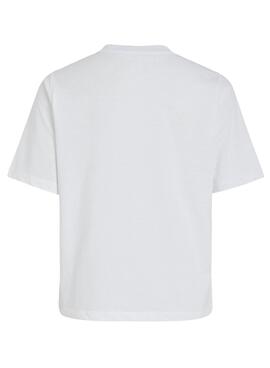 Camiseta Vila Dreamers Boxy Blanco para Mujer