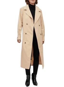 Gabardina Vila Mersin Long Beige para Mujer