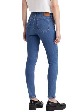 Pantalón Vaquero Levis 711 Skinny Rio Azul Mujer