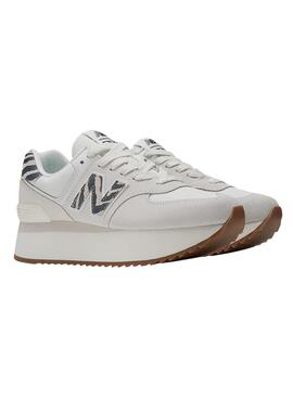 Zapatillas New Balance 574+ Blanco para Mujer