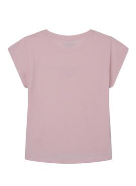 Camiseta Pepe Jeans Nuria Rosa para Niña