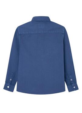 Camisa Pepe Jeans Marston Azul para Niño