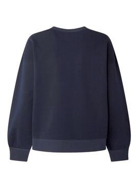 Sudadera Pepe Jeans Wyllile Marino para Mujer