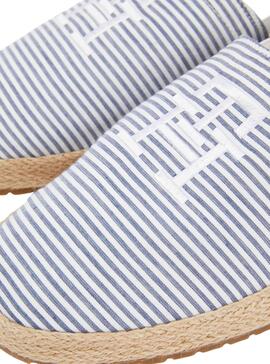 Alpargatas Tommy Hilfiger Monogram Rayas Hombre