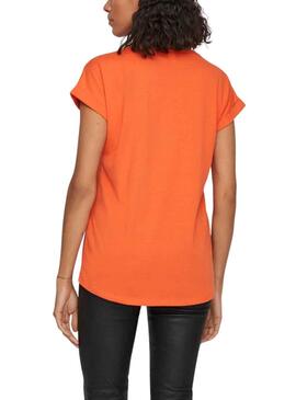 Camiseta Vila Dreamers Naranja para Mujer