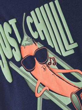 Camiseta Name It Dean Marino para Niño