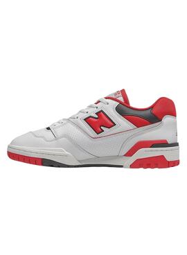 Zapatillas New Balance 550 rojas para mujer y hombre