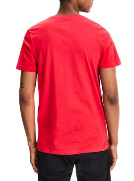 Camiseta Jack and Jones Jorlips Rojo