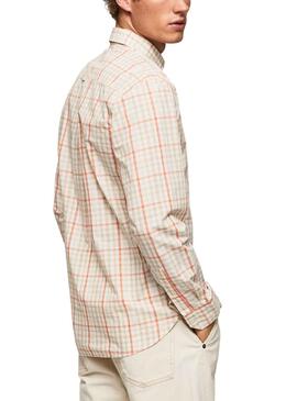 Camisa Pepe Jeans Lory  beige para hombre 