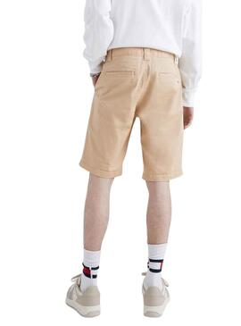 Bermuda Tommy Jeans Scanton Beige para Hombre