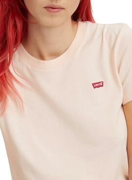 Camiseta Levis Perfect Tee Rosa para Mujer