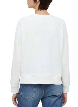Sudadera Pepe Jeans fit cropped azul para mujer