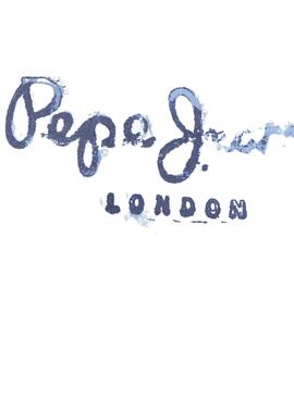 Sudadera Pepe Jeans fit cropped azul para mujer