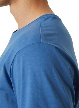 Camiseta Helly Hansen Shoreline Azul para Hombre