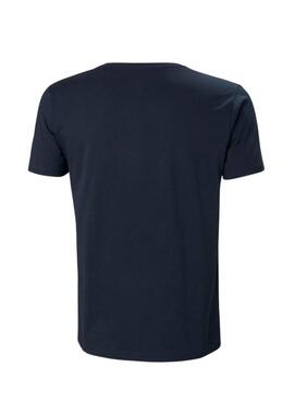 Camiseta Helly Hansen Shoreline Marino para Hombre 