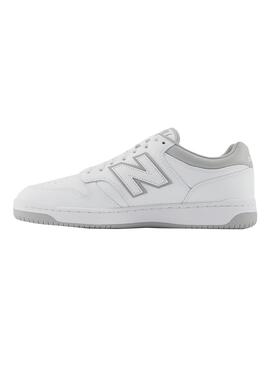 Zapatillas New Balance 480 blanco y gris para hombre