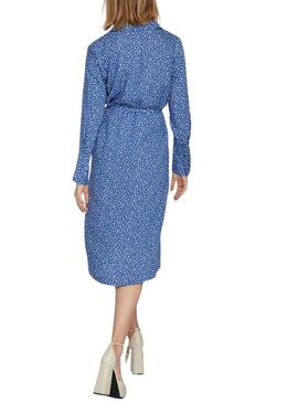 Vestido Vila Piloma Azul para Mujer