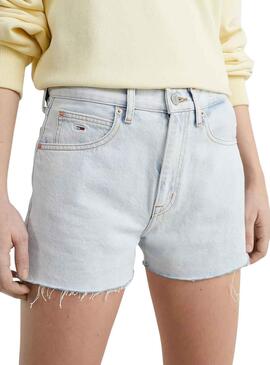 Shorts Tommy Jeans Hot azul  para mujer