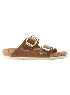 Sandalias Birkenstock big buckle marrón Narrow Fit para mujer 