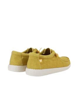 Zapatillas Walkin Pitas WP150 amarillo Wallabi Washed para hombre