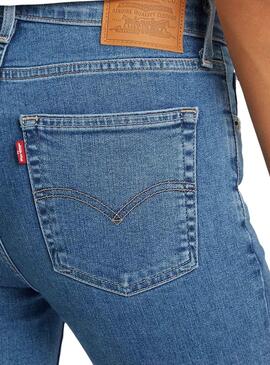 Pantalón Vaquero Levis 721 High Rise Azul Mujer