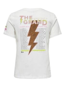Camiseta Only Jen Blanco para Mujer