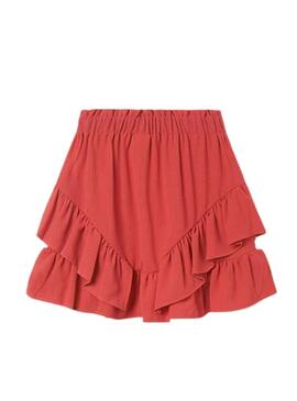 Falda Mayoral Volantes Rojo para Niño