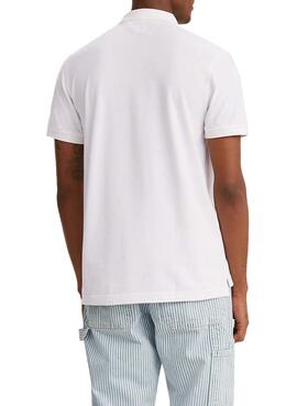 Polo Levis Basic Blanco Para Hombre