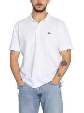 Polo Klout Basic Blanco para Hombre