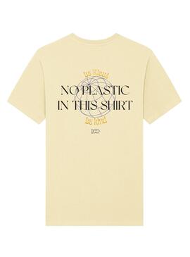 Camiseta Klout No Plastic Amarillo
