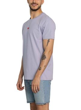 Camiseta Klout Tornado Lila para Mujer y Hombre