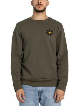 Sudadera Klout Rudbeckia Verde Ecosostenible