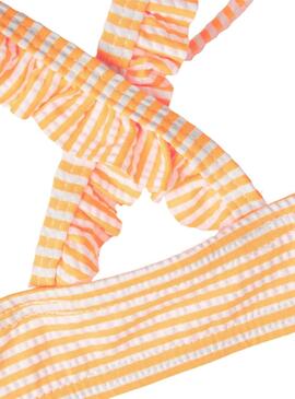 Bikini Name It Ziline Naranja para Niña