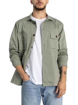 Sobrecamisa Klout Safari Verde para Hombre