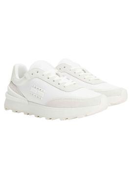 Zapatillas Tommy Jeans Tech Runner Blanco Mujer