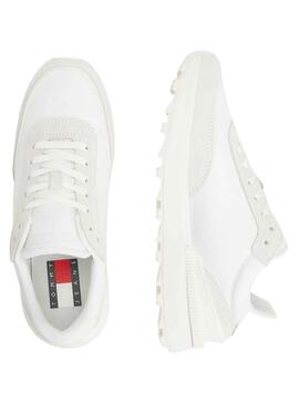 Zapatillas Tommy Jeans Tech Runner Blanco Mujer