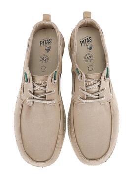 Náuticos Walkin Pitas beige WP150 Jack para hombre