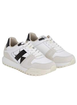 Zapatillas Calvin Klein Toothy Run Blanco Mujer