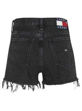 Shorts Tommy Jeans Hot negro para mujer 