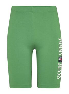 Shorts  Tommy Jeans Cycle verde para mujer 