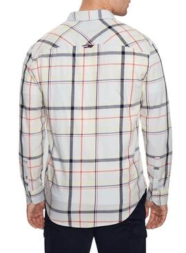 Camisa Tommy Jeans Classic Blanco para Hombre