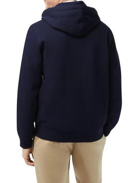 Sudadera Lacoste Classic Zip Marino para Hombre