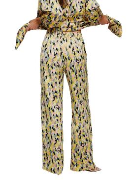 Pantalón Vila Soffy Amarillo para Mujer