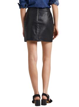 Falda Pepe Jeans Maar Negro para Mujer